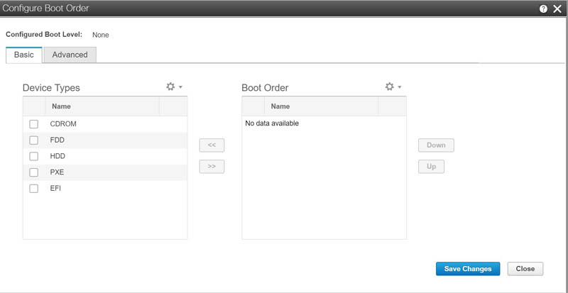 Cisco UCS M5 IMC Boot Order