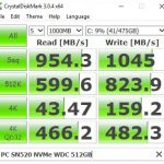 Dell Latitude 7200 2in1 CrystalDiskMark