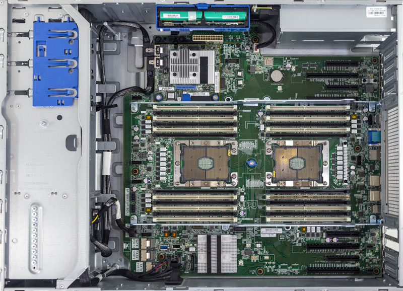 HPE ProLiant ML350 Gen10 Interior Overview