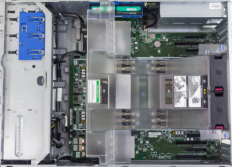 HPE ProLiant ML350 Gen10 Internal Layout With Shroud