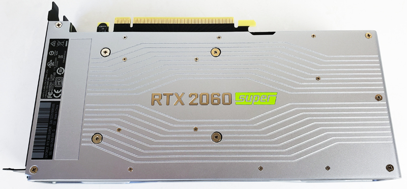 NVIDIA RTX 2060 SUPER Back