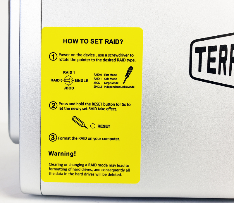 TerraMaster D2 310 How To Set RAID