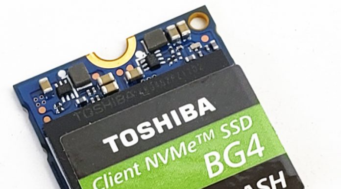 Toshiba BG4 Single Package M.2 2230 30mm NVMe SSD Review Toshia BG4 M2 2230 30mm NVMe SSD