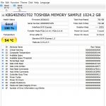 Toshia BG4 M2 2230 30mm NVMe SSD CrystalDiskInfo