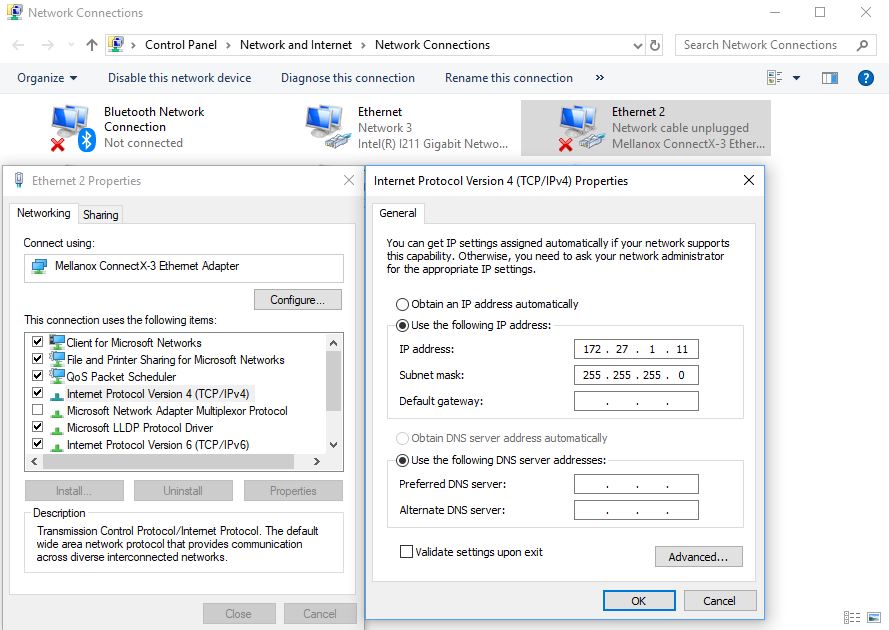 Windows 10 Set Static IP Address