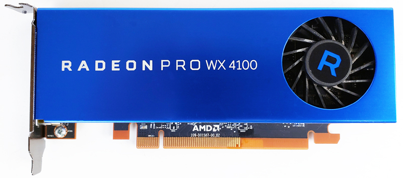 AMD Radeon PRO WX4100 Front