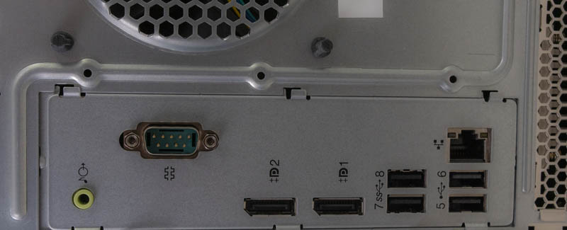 Lenovo ThinkSystem ST50 Rear IO