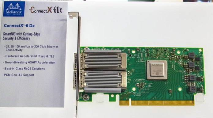 Mellanox ConnectX-6 Dx SmartNIC Better RoCE Mellanox ConnectX 6 Dx At Show