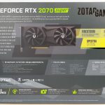 ZOTAC RTX 2070 SUPER Box Back