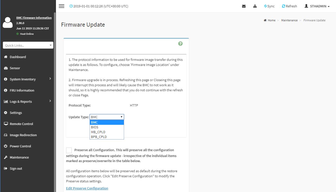 Gigabyte MegaRAC SP X Firmware Update BMC And BIOS