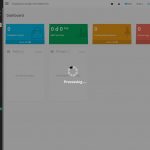 Gigabyte MegaRAC SP X Loading Dashboard