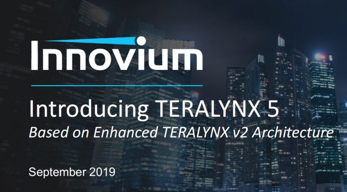 Innovium TERALYNX 5 6.4Tbps Switch Chip Launched Innovium TERALYNX 5 Cover