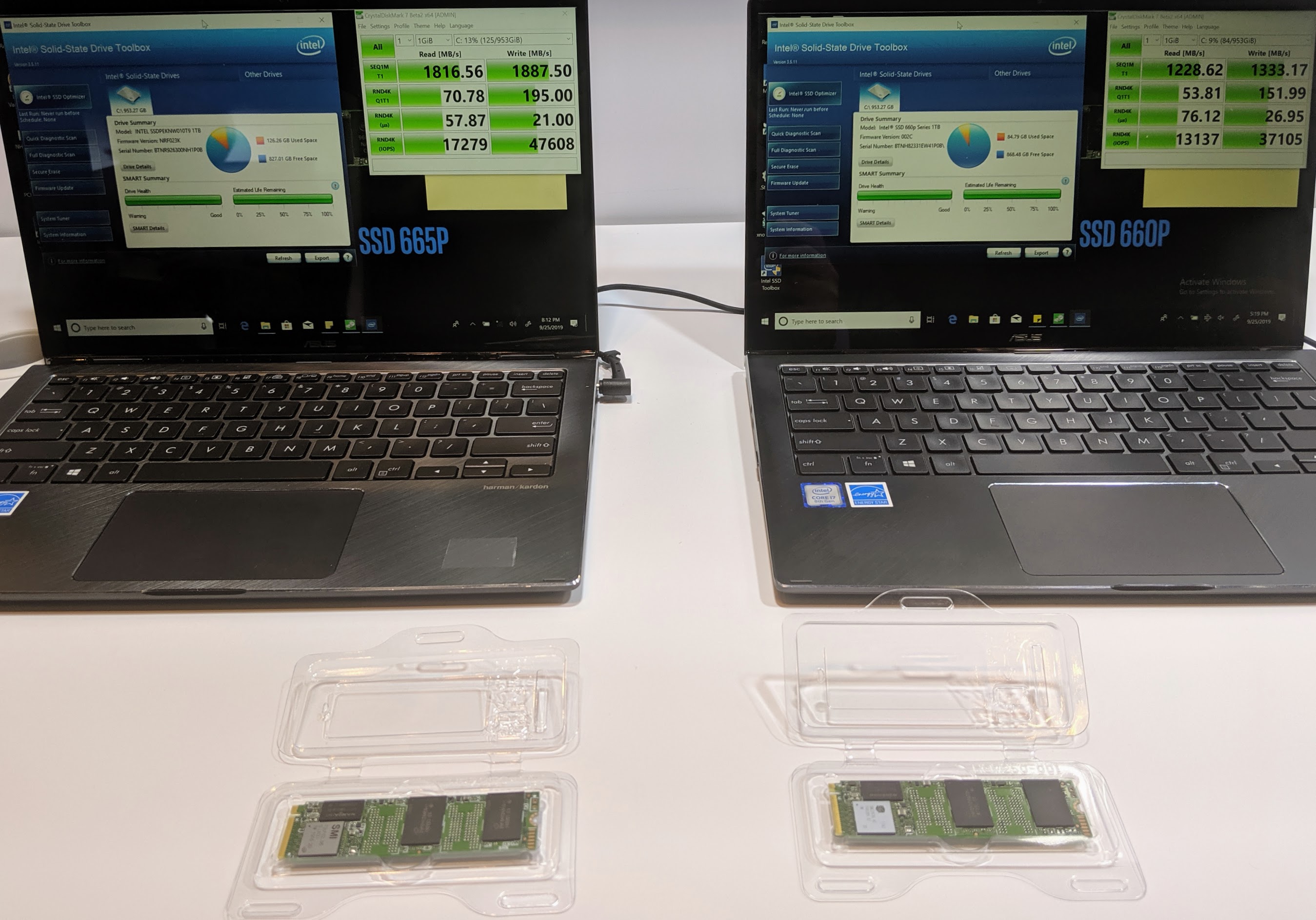 Intel 665p And Intel 660p NVMe SSDs