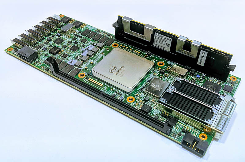 Intel Stratix 10 With DCPMM And UPI Dev Board Pictured
