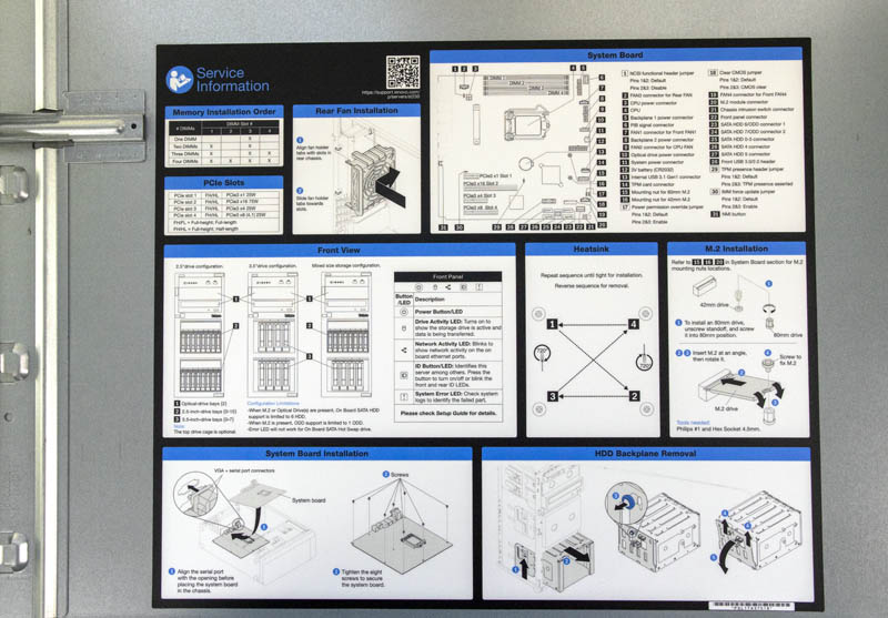 Lenovo ThinkSystem ST250 Cover Service Information