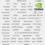 NVIDIA Tesla T4 GPUz