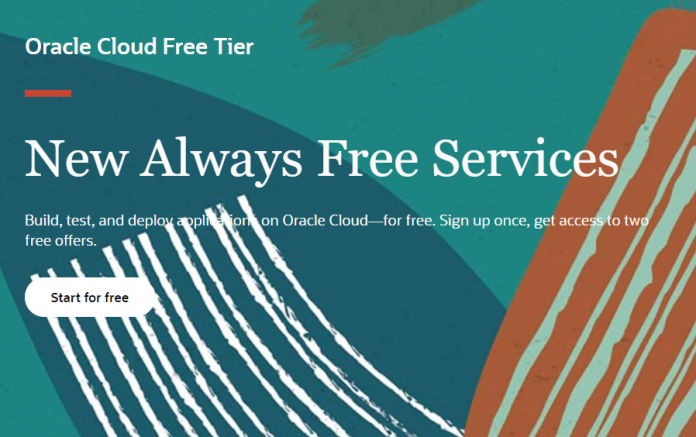 Oracle Always Free Cloud Tier