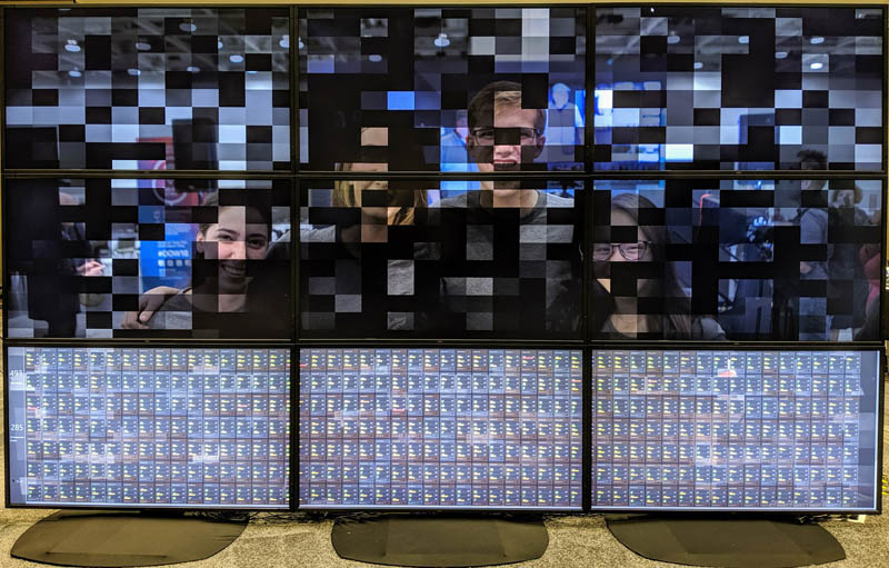 Oracle Raspberry Pi Supercomputer 3x3 Visualization