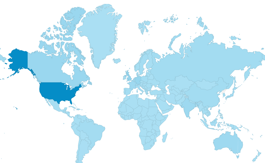 STH Summer Of 2019 Visitor Map Via Google Analytics