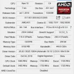 AMD Radeon RX 5700 GPUz