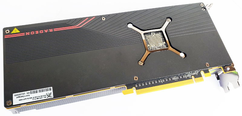 AMD Radeon RX 5700 XT Back