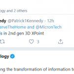 Micron X100 2nd Gen 3D XPoint Twitter Like