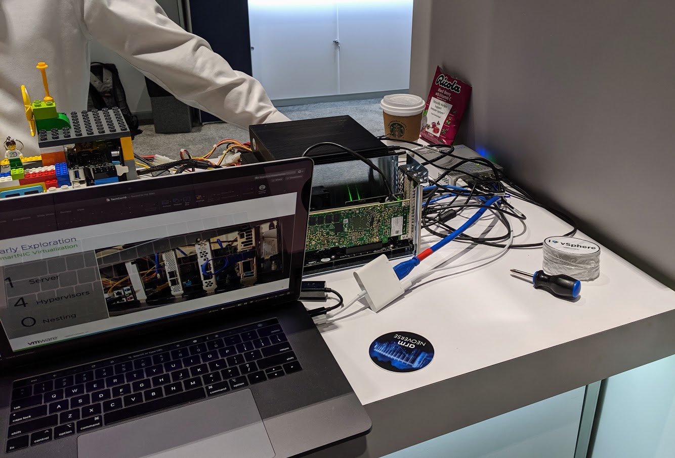 MikroTik CRS305 In VMware On Arm At TechCon 2019