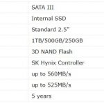 SK Hynix GOLD S31 1TB Specifications