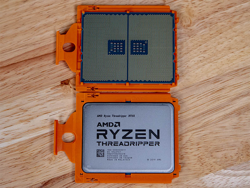 AMD Ryzen Threadripper 3970X Top And 3960X Bottom