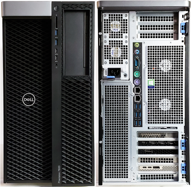 Dell Precision T7920 Workstation Front And Back