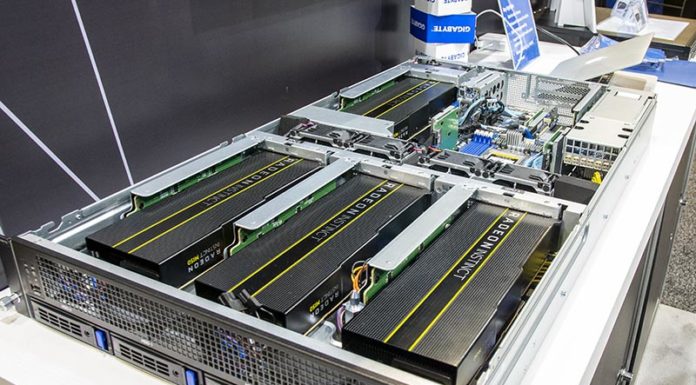 Gigabyte Shows AMD EPYC 7002 Series GPU Servers at SC19 Gigabyte G242 Z10 2U GPU Compute EPYC Server At SC19