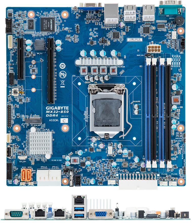 Gigabyte MX32 BS0 Overview And Rear IO