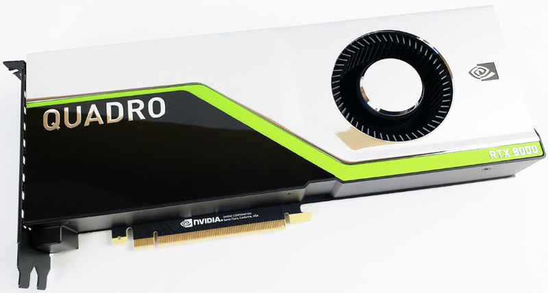 NVIDIA Quadro RTX 8000 Angle View