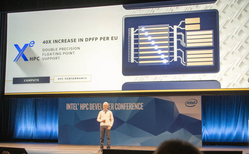 Raja K SC19 Intel Xe GPU 40x Increase In DPFP Performance
