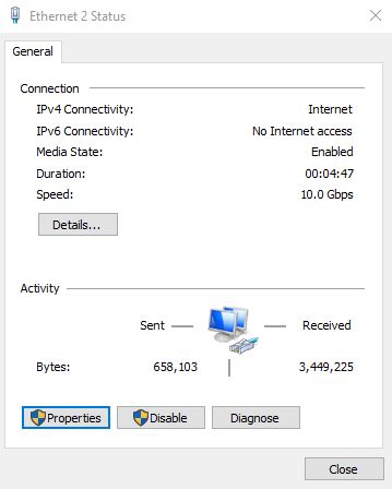 6COM 10Gbase T Connection Active