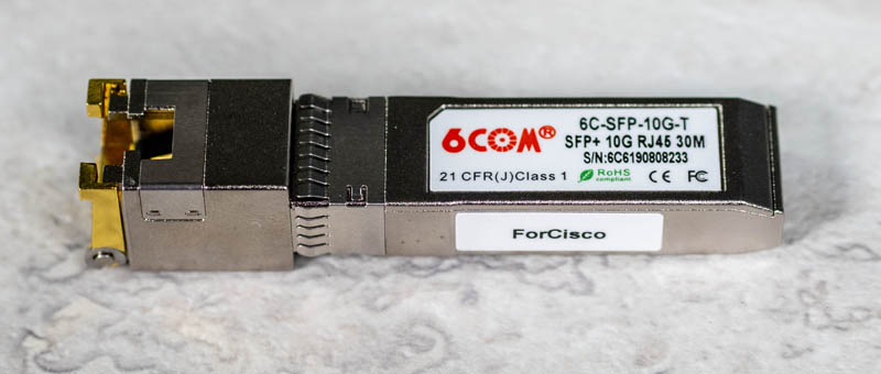 6COM 6C SFP 10G T Adapter