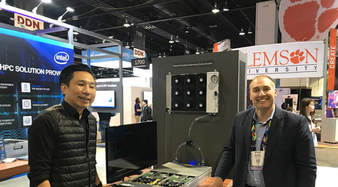Inspur Evaporative Cooling Solution and Other SC19 Highlights Alan And Patrick At SC19