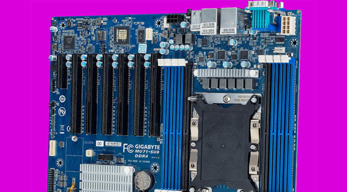 Gigabyte MU71-SU0 Intel Xeon W-3200 Motherboard Launched Gigabyte MU71 SU0 Cover