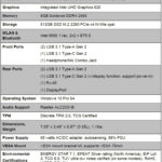 Lenovo ThinkCentre M90n Nano Specifications