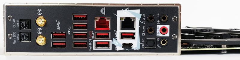 MSI Creator TRX40 Back IO Ports