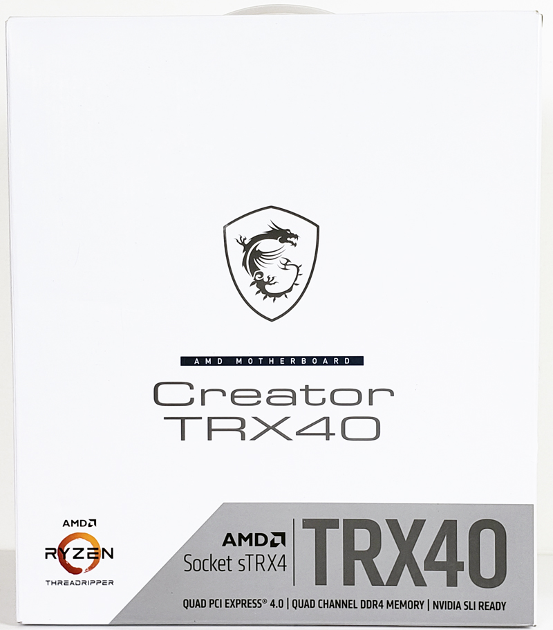 MSI Creator TRX40 Box Front