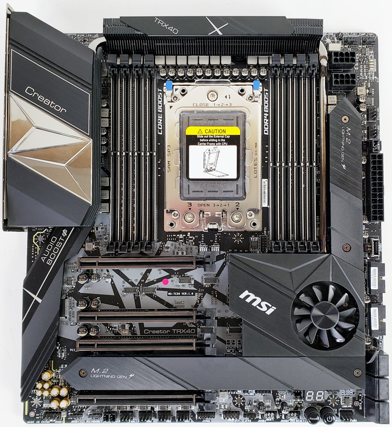 AMD Ryzen Threadripper 3970X Unlocked Desktop Processor with MSI Creator TRX40 Motherboard 