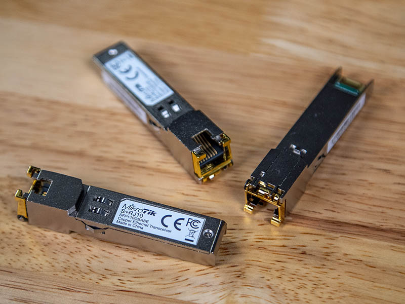 MikroTik S+RJ10 SFP+10GBASE トランシーバー(その１)