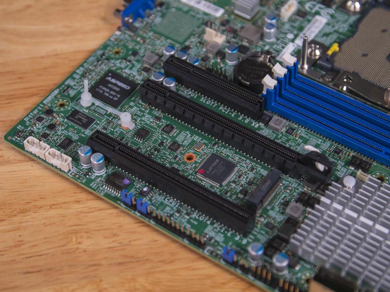 Supermicro X11SPM TPF PCIe Expansion And M2 Slot