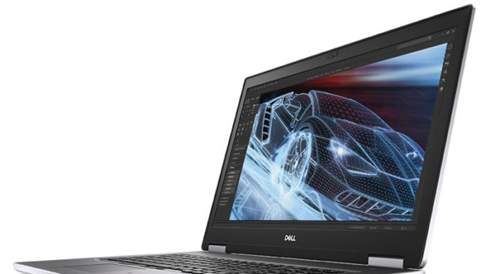 Dell Precision 7540 with Intel Xeon and ECC Memory Review Dell Precision 7540 Xeon ECC RAM Angle View