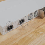 MikroTik CRS317 1G 16S+RM Power Input With Locks