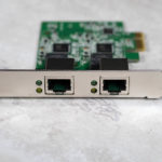 Syba 2.5GbE Dual Port Adapter Port View