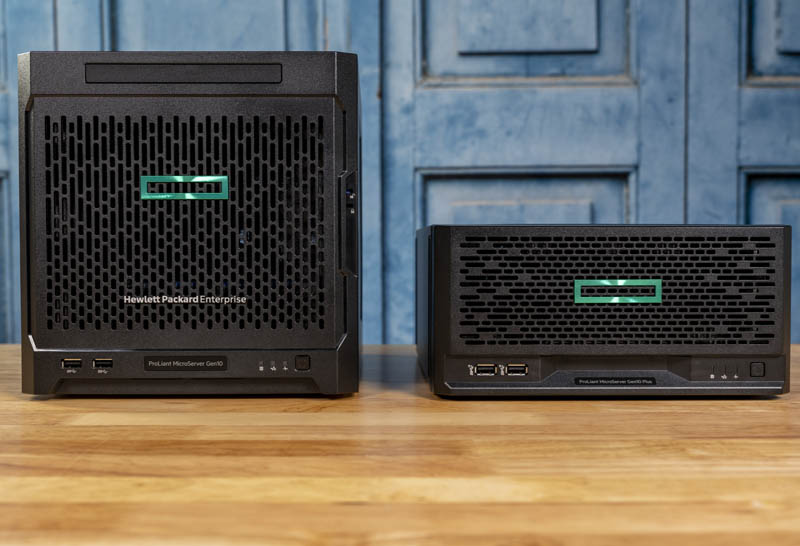 HPE ProLiant MicroServer Gen10 Plus v Gen10 Hardware Overview