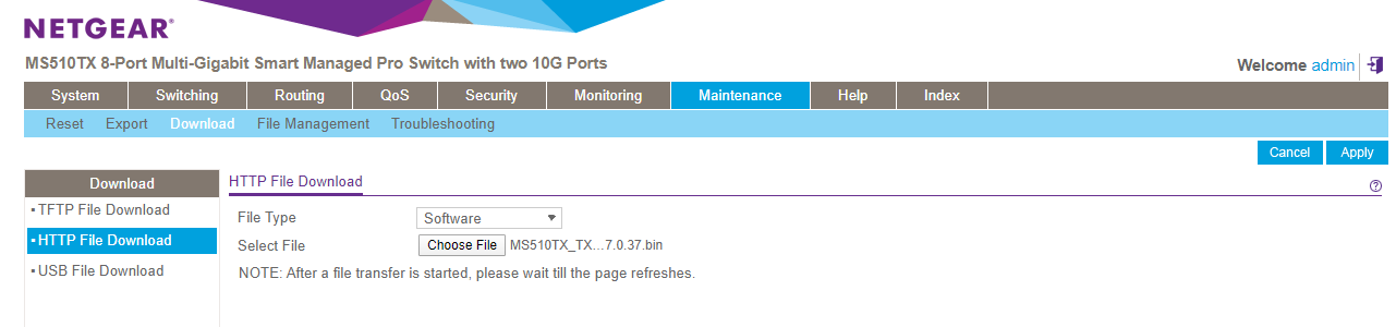 Netgear MS510TX Firmware Update Download
