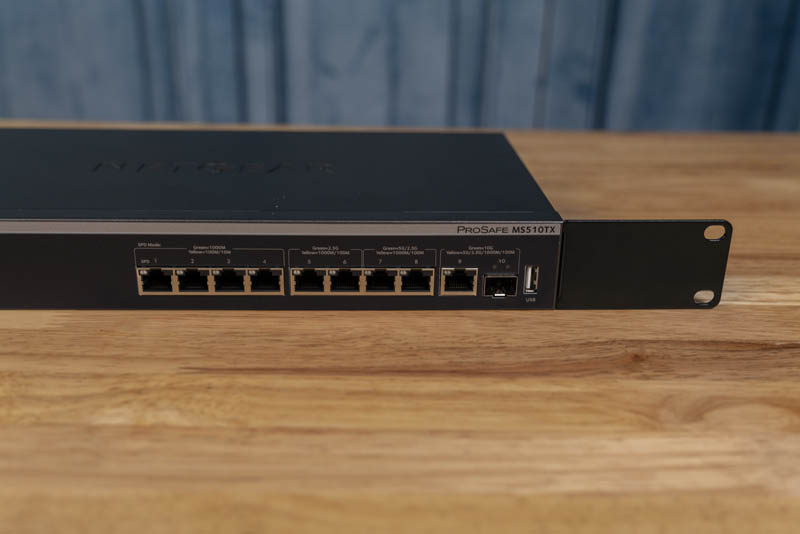 Netgear ProSafe MS510TX Ports